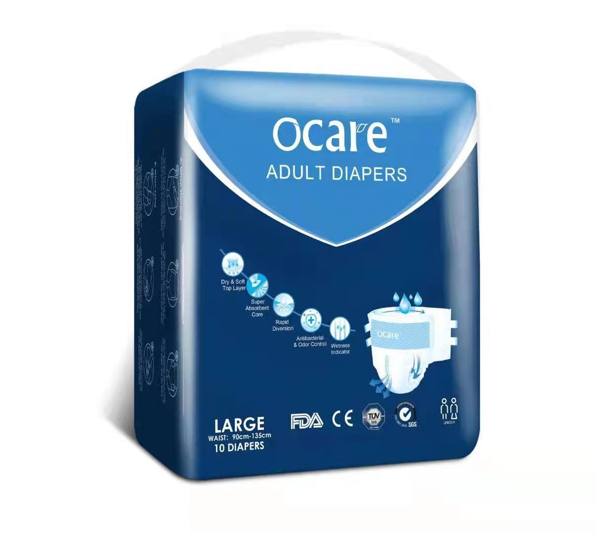 Disposable Super Absorption Adult Diapers From China Manufacturer