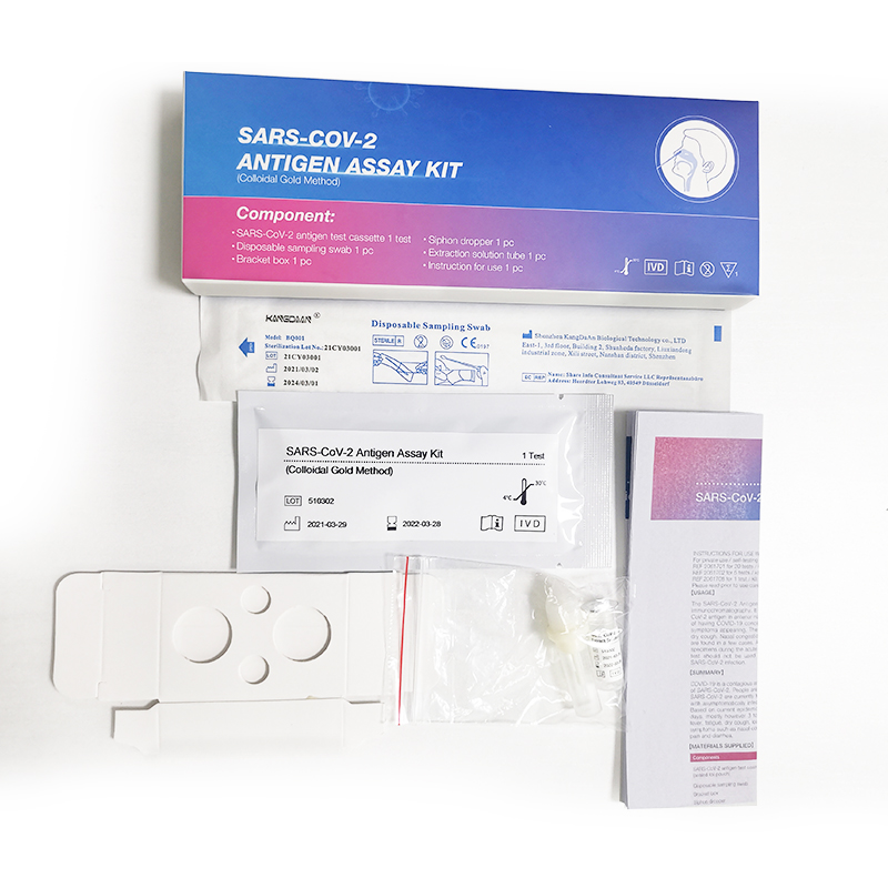 Antigen Rapid Test Kit with CE Approved Nasal Swab 