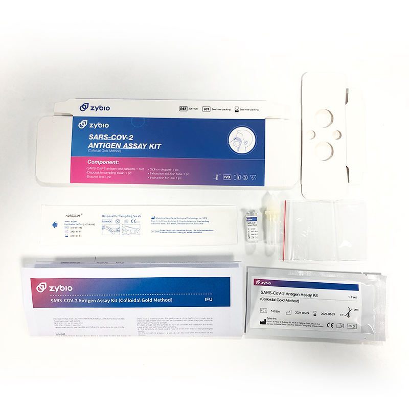 Separate Package Self Test Antigen Test Kit 19 France White List Nasal
